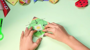 21- Chair - hapray origami folding steps - 72 patterns