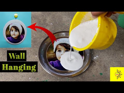 Beautiful Wall Hanging Make From Plaster Of Paris Powder ||Craft ideas with kousik