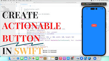 How to create Button programmatically in Swift | XCode 14