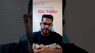 Dha Exam Validity.