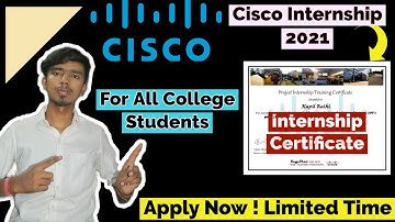 Cisco Internship 2021 | Cisco Free Internship | Cisco Internship
