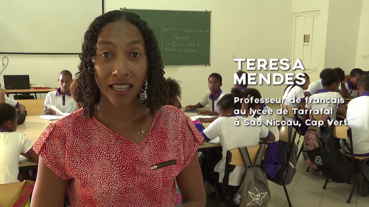Thérésa MENDES, professeur de francais au Cap Vert