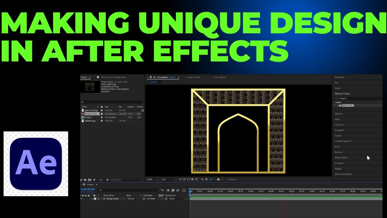HOW TO MAKE UNIQUE LED WALL DESIGN IN AFTER EFFECTS @vfxmehra - YouTube