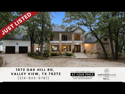 1072 Oak Hill Road, Valley View, TX home video tour