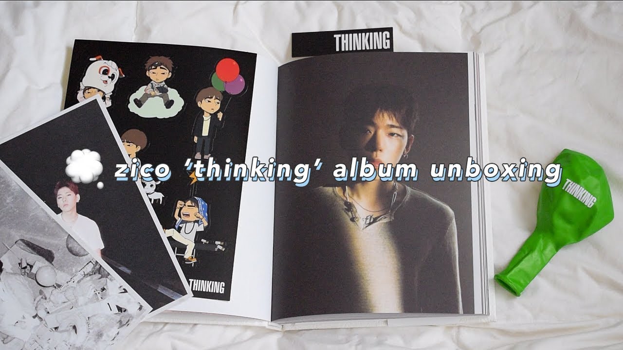 チコページ•*¨*•.¸♬︎ ZICO 'THINKING' ALBUM UNBOXING - YouTube