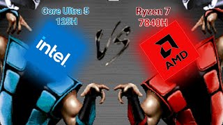 Сравнение INTEL Core Ultra 5 125H и AMD Ryzen 7 7840HS. Бенчмарки, тесты в играх и автономность.