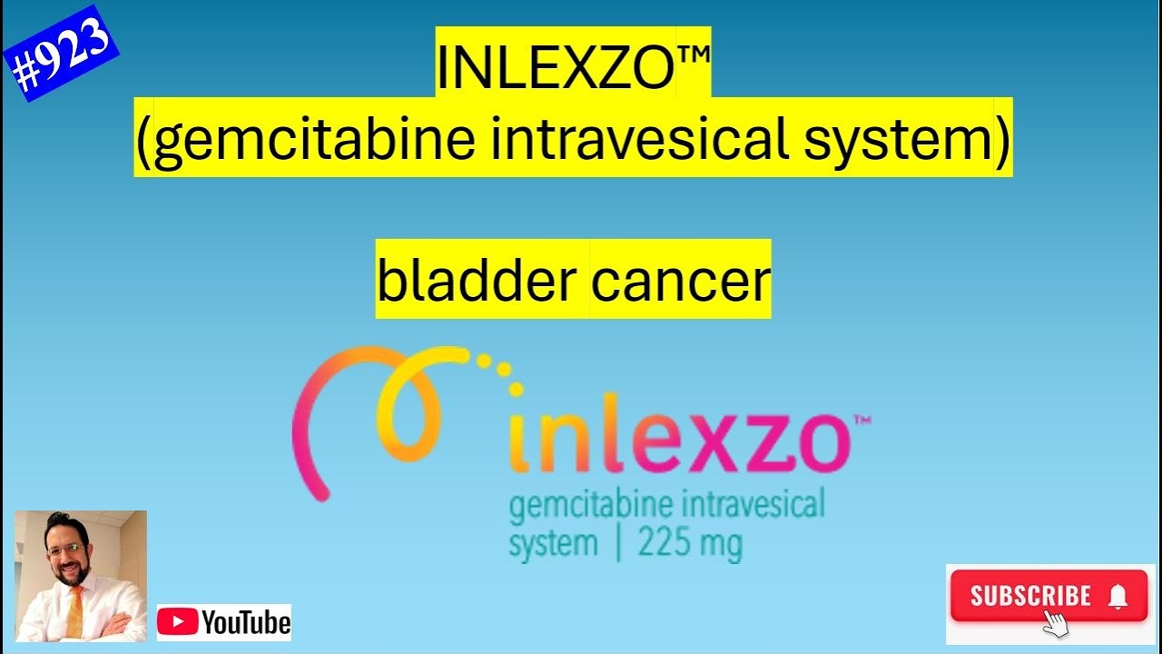 INLEXZO™ (gemcitabine intravesical system)- bladder cancer - YouTube