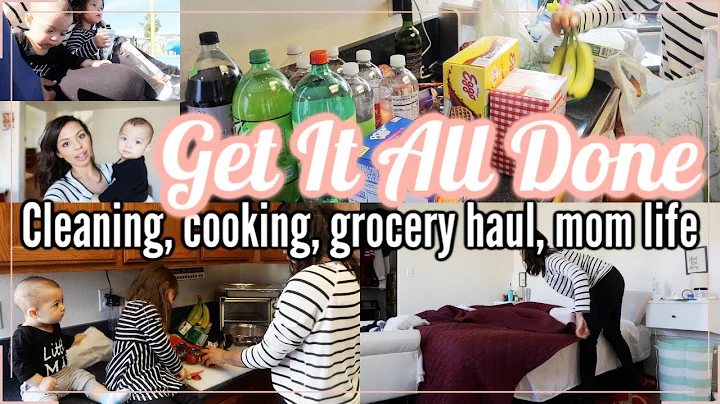 Productive Day In The Life Of A Stay At Home Mom Of 2 l Solo Mom Day With A Baby & Preschooler