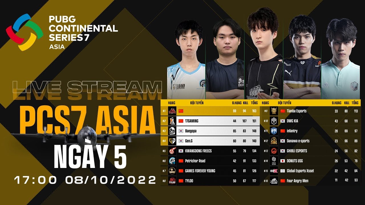 🏆[PCS7 ASIA] NGÀY 5: NewHappy,  4AM, Gen.G, DWG KIA, BGP, 17, PERO INFANTRY,…