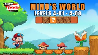 Mino's World - Levels 4-01 - 4-08 (Android Gameplay) screenshot 1