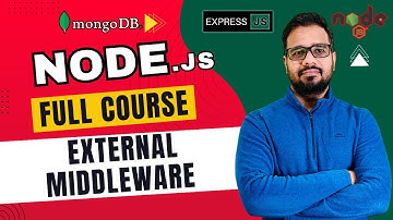 NodeJS Tutorial in Hindi #45 - External Middleware | Morgan, CORS & More