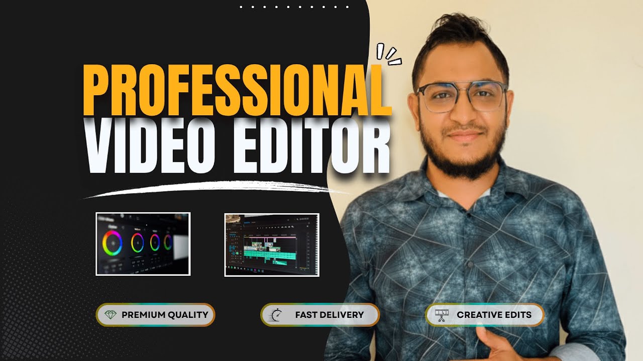 I will be your you tube and podcast video editor