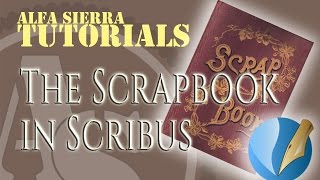 The Scrapbook in Scribus