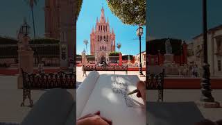 [Sketch Travel] Parroquia de San Miguel Arcángel, San Miguel de Allende, Mexico