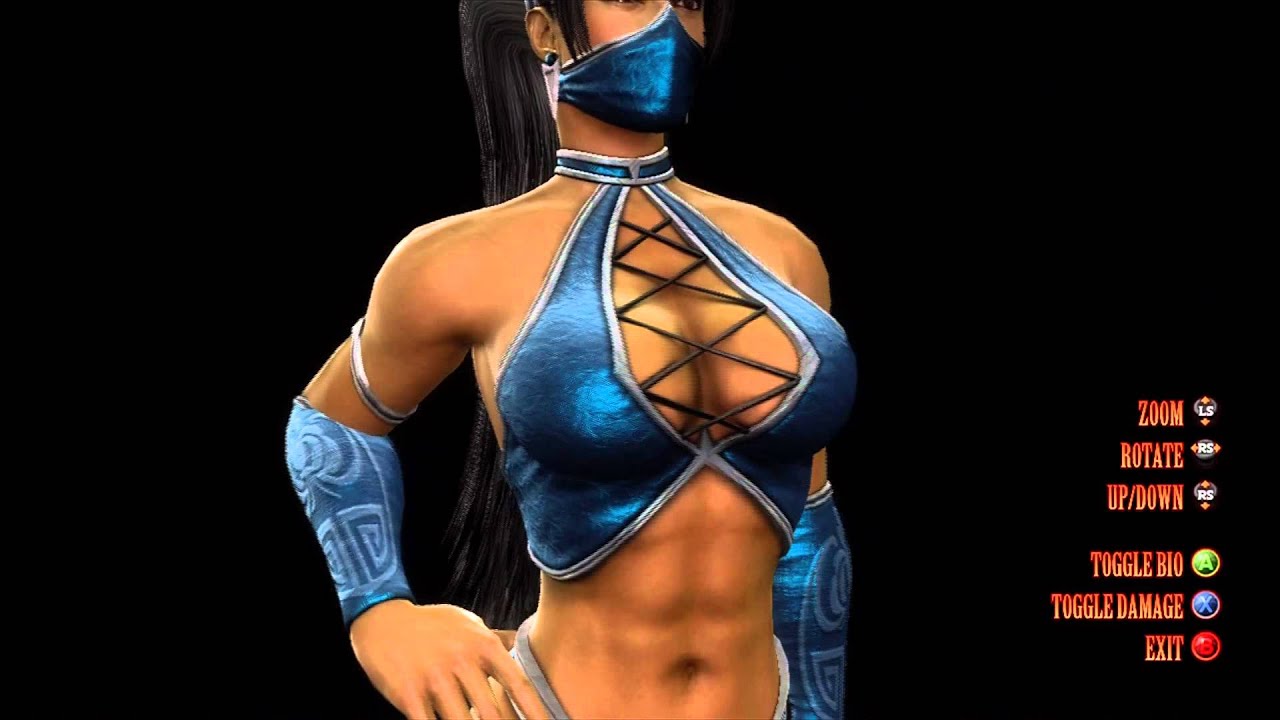 Examining Kitana In Mortal Kombat 9 - Youtube-4425