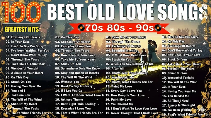 GREATEST HITS OF LOVE SONGS 70s 80s 90s 🌹 BEST 100 LOVE SONGS MEDLEY 2025 🌹AIR SUPPLY, LIONEL RICHIE