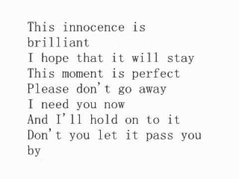 Innocence - Avril Lavigne -[Lyrics]- (Male Version)