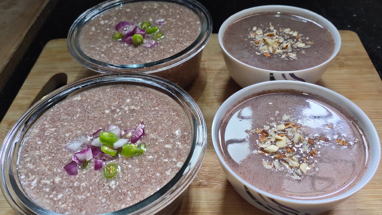 2 Healthy Ragi malt // రాగి జావ రోజు తాగితే ఎముకలు బలంగా మారుతాయి ...