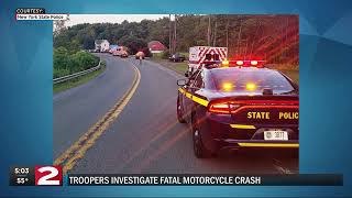 One dead in Oswego County motorcycle crash