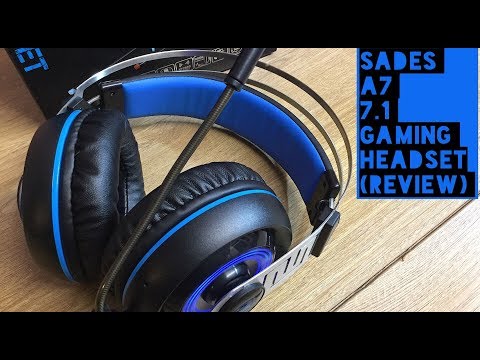 Sades A7 7.1 Surround Sound USB Gaming Headset (Test & Review)