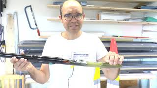 F3B flight model device: The fuselage servo installation