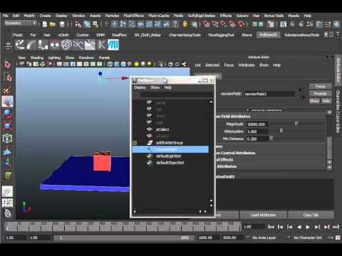 Pulldownit and maya particles