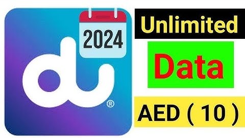 How can I get unlimited data on DU || Du Unlimited Internet For AED 10 || For 30 Days || Du Special