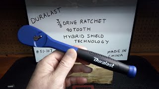 DURALAST HYBRID SHIELD TECHNOLOGY 3/8 DRIVE RATCHET, THIS IS DIFFERENT 😲