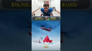 I HIT THE ROBOT WITH A $1,000 BET ON ICE FISHING!