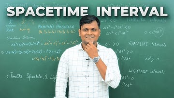 Spacetime Interval in Relativity - Timelike, Lightlike & Spacelike Intervals