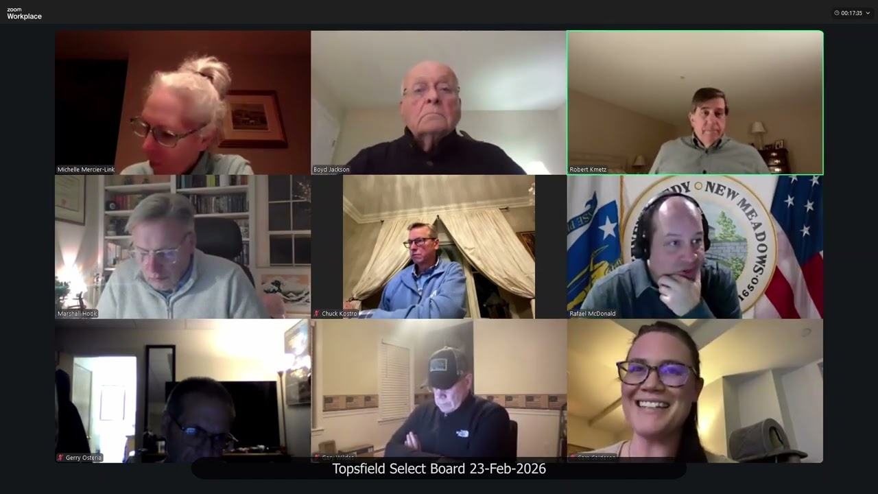 Topsfield Select Board 23-Feb-2026