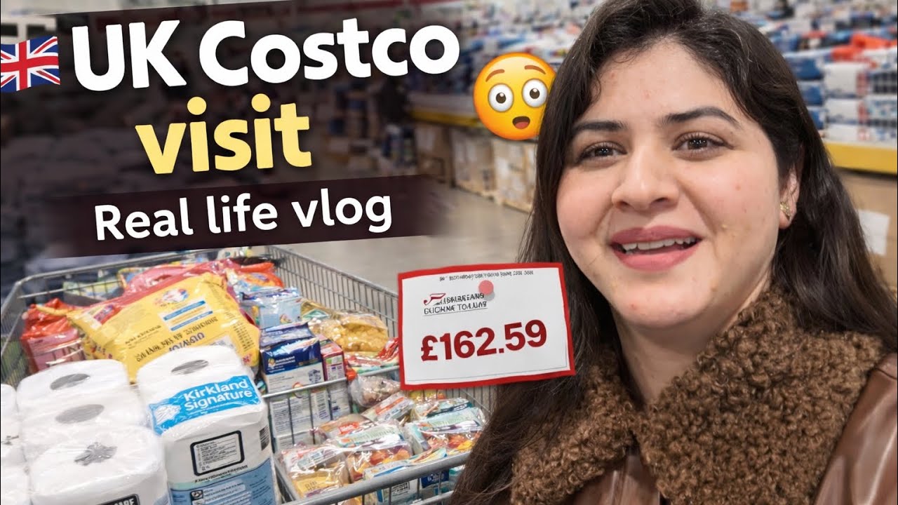 UK Costco visit 🛒🇬🇧 | Real life grocery shopping | Monthly stock up + bill shock 😅💸#familyvlog 