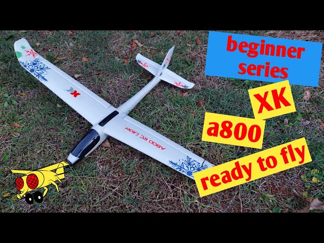 Beginner RC glider XK A800 780mm 3D6G ready to fly RC airplane