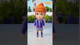 This Is The Way We Go To School Nursery Rhymes & Kids Songs Happy Tots