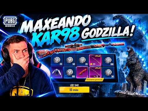 YOU ASKED FOR IT: UNLOCKING AND MAXING OUT THE GODZILLA KAR98 SKIN IN PUBG MOBILE!!