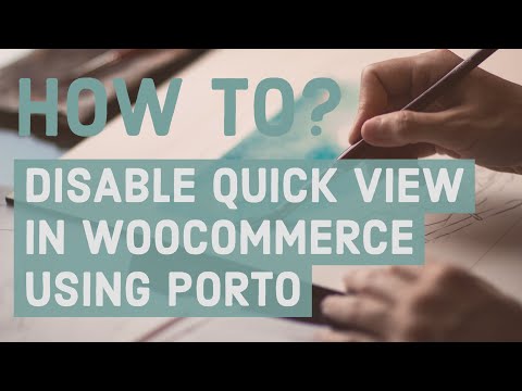 How to disable 'Quick View' Product Lightbox in Woocommerce through Porto Theme?