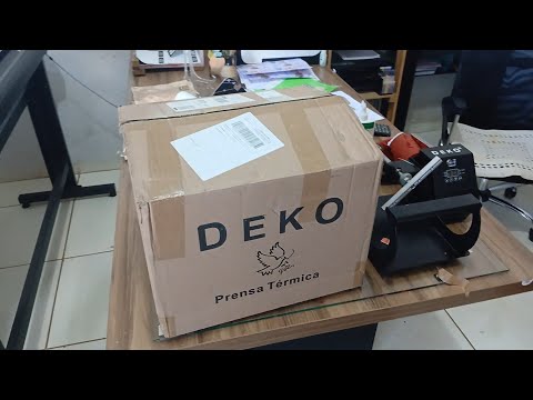 Prensa Termica DEKO para Canecas. Tivemos que comprar outra nova! Gráfica Rápida