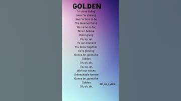 Thumbnail of || golden (lyrics) ~🌼 k-pop demon hunter 💖|| #shorts #kpop #trending #song