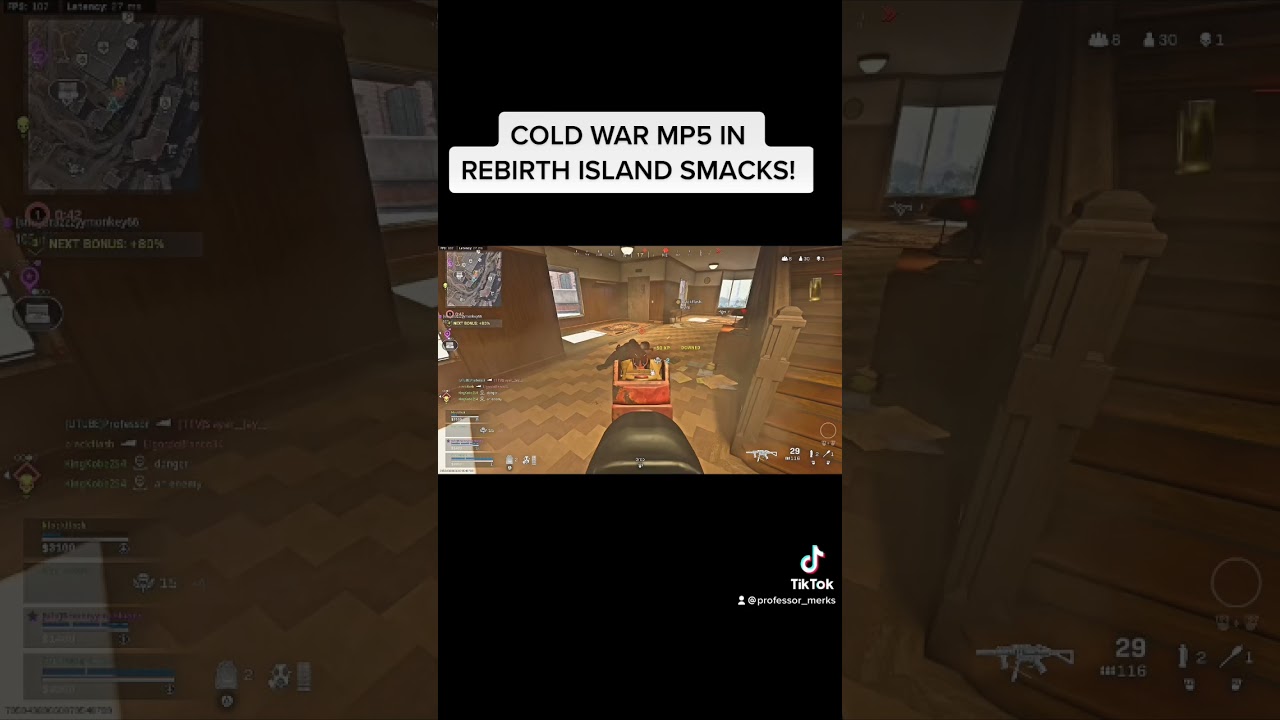 Call Of Duty - Cold War MP5 is a must try in Rebirth Island (Carnival Prize variant)