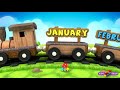 Learn English Months of The Year | Months Train for Children