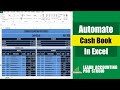 Fully Automated Cash Book in Microsoft Excel l Learn Accounting Pro Studio