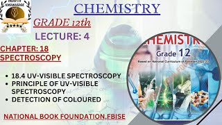 18.4UV-VISIBLE SPECTROSCOPY|SPECTROSCOPY|UNIT:18|CHEMISTRY| GRADE:12|HSSC-II|FBISE|NBF