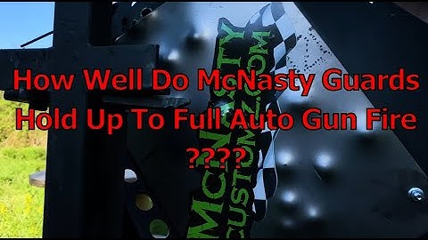 Polaris RZR firewall guards vs .40 auto fire Mcnasty Customz