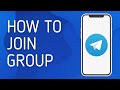 How to Join Telegram Group - Full Guide