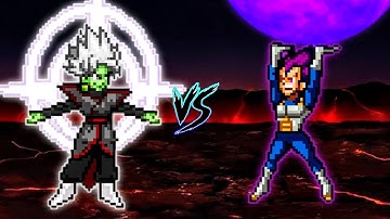 Fused Zamasu V2 (all form) (New) VS TND Vegeta Ultra Ego V2 in Jump Force Mugen