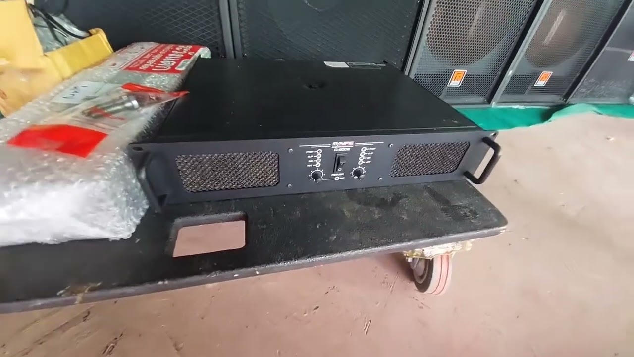 เพาเวอร์แอมป์ตัวแรงPRO EUROTECH MB-9900ZS มือ2ร้านพิเนตรออดิโอ