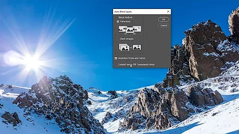 Auto-Blend Layers in Photoshop