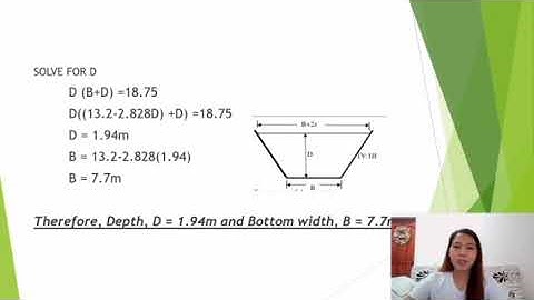 STUDENT 10 - DESIGN OF IRRIGATION CANAL ( DESIGN COMPUTATIONS AND EXAMPLES )