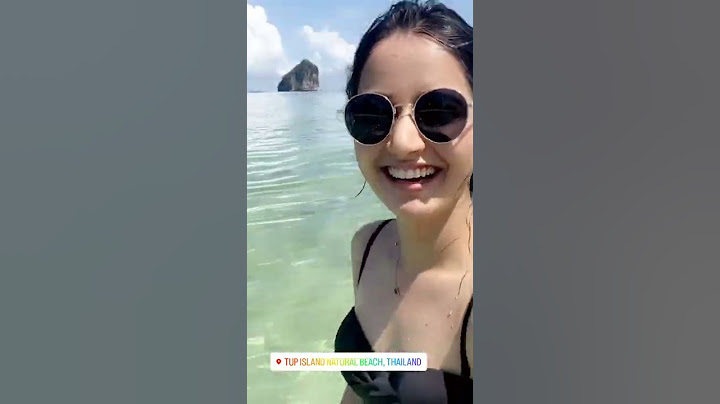 Ashika Ranganath in Thailand