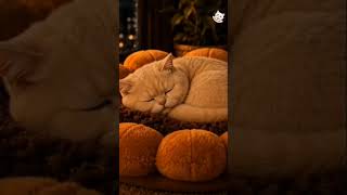 Mochi's favorite cozy bed 🐱🐾 #fyp #sleepvibes #catlofi #calmvibes #cozyvibes #mochicat